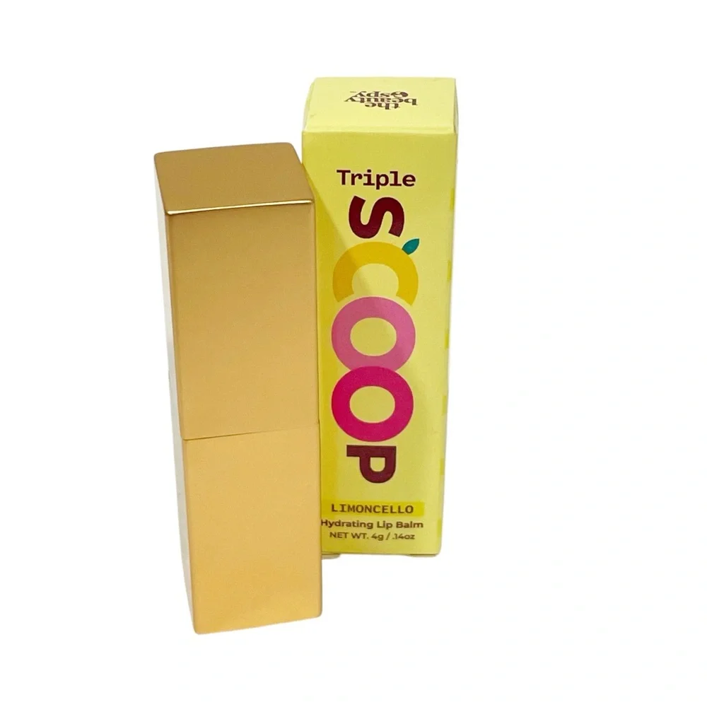 The Beauty Spy Limoncello Triple Scoop‎ Hydrating Lip Balm NEW